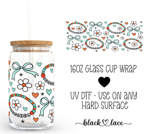 Showgirl Bracelet ~ 16oz cup wrap