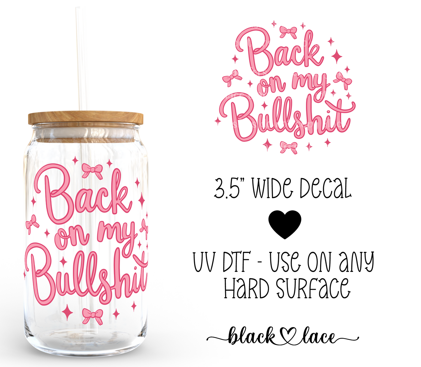 Back on my bullshit ~ Decal