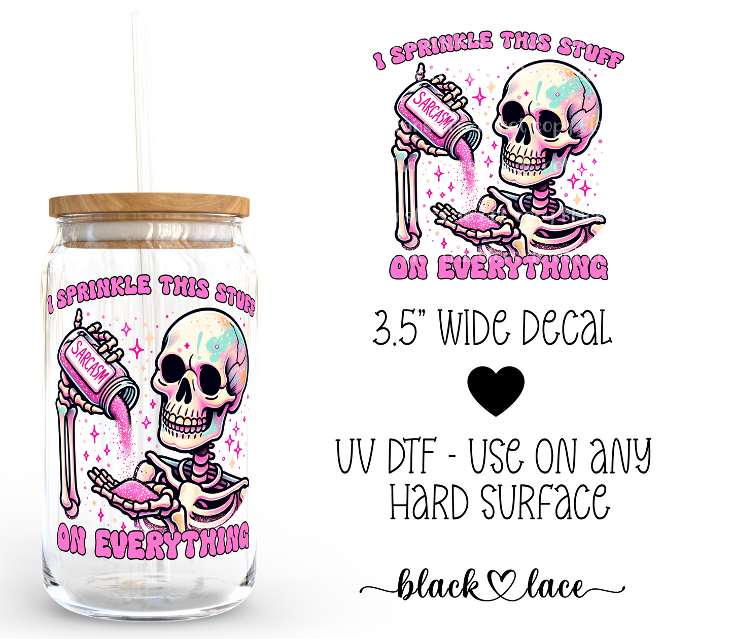 Sprinkle Sarcasm ~ Decal